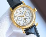 Patek Philippe Complications Engraves Bezel 42mm 9100 Movement 38-48Hours 316LSteel Men Watch